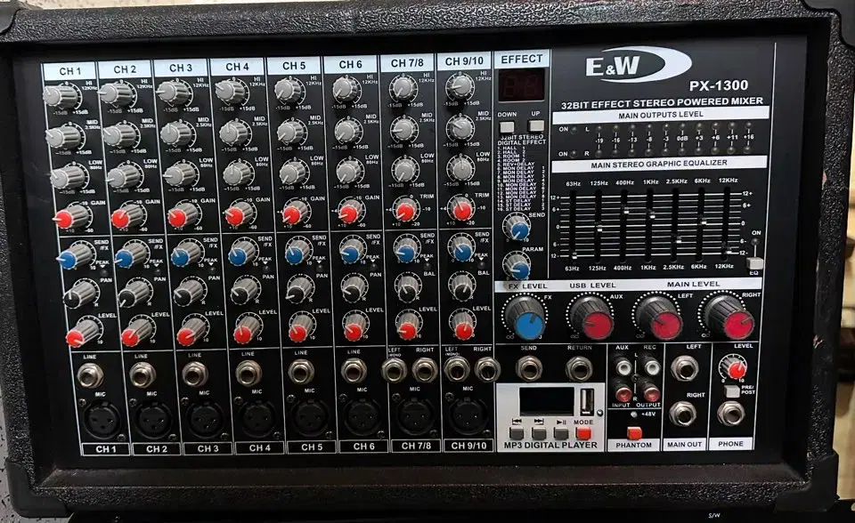 파워드믹서 E&W PX-1300